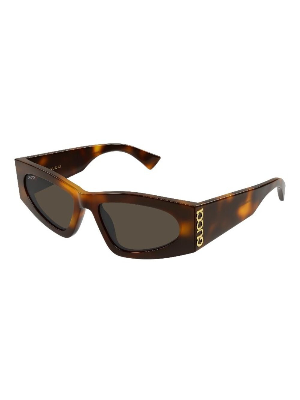 New Gucci Women's Sunglasses Havana Brown Lens Acetate Frame GG2040S 002 54